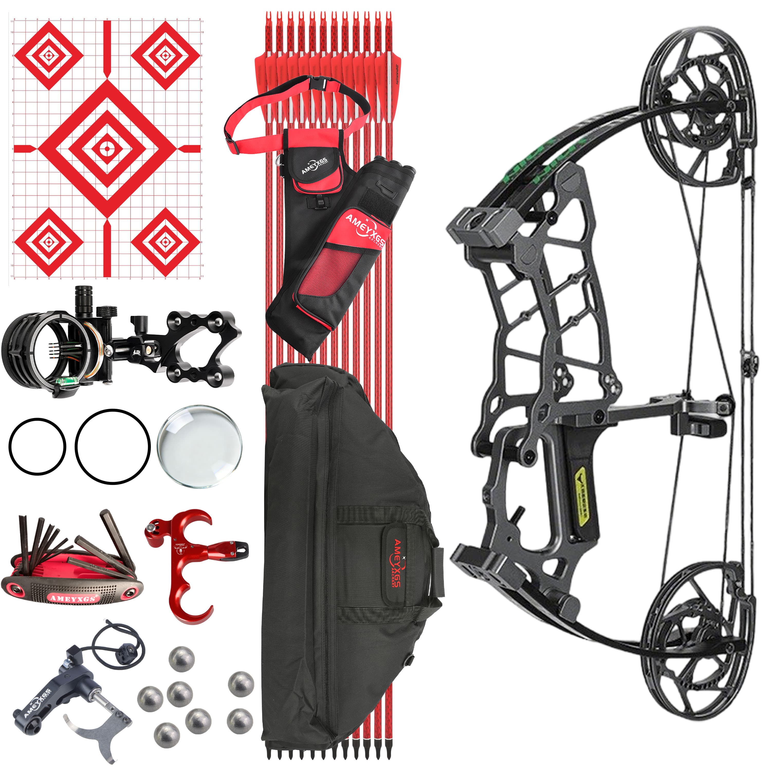 ROBIN KING 101 Dual-use Compound Bow 30-70LBS Archery Shooting