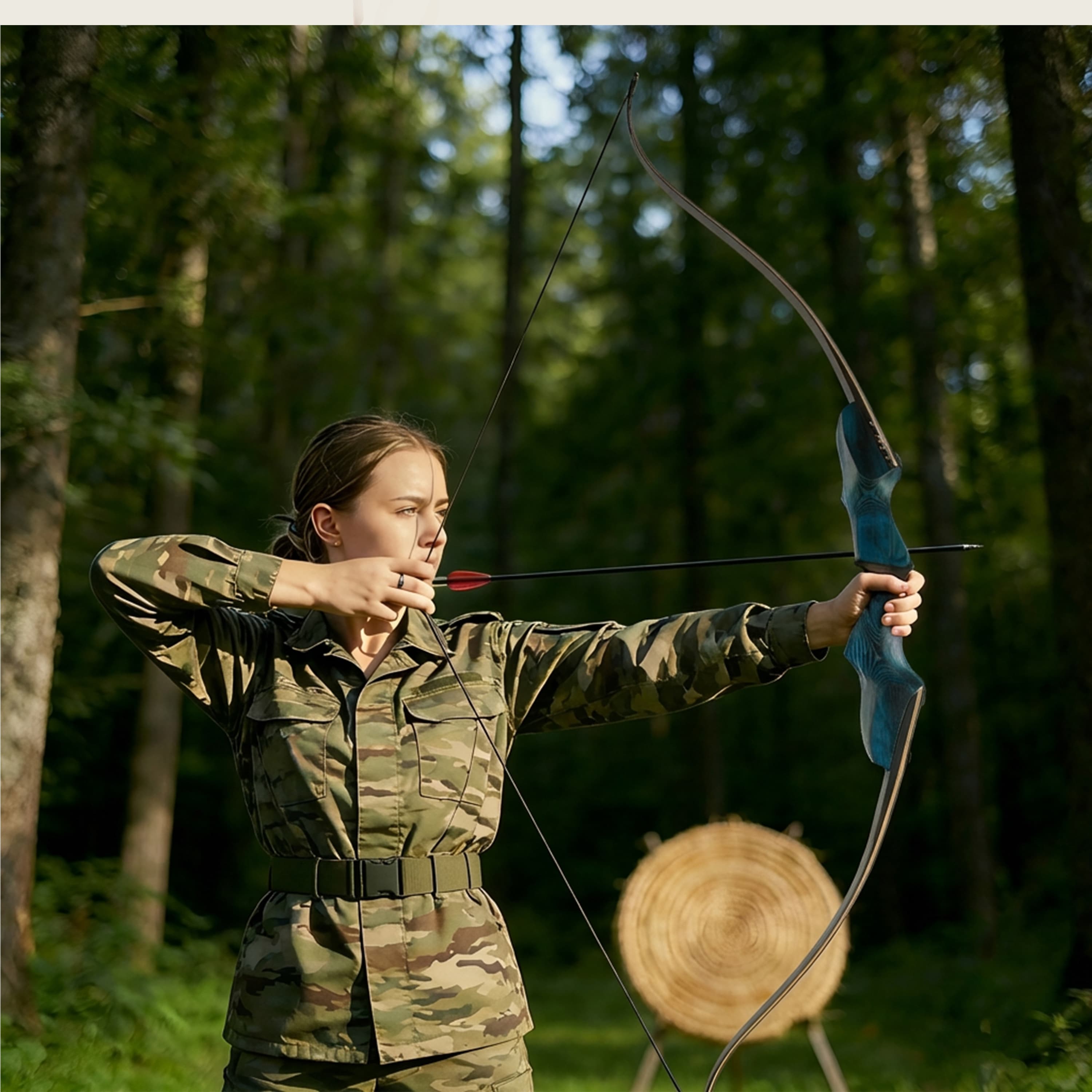 Rock Bear Wooden Takedown Recurve Bow RH Archery Hunting 20-60lbs
