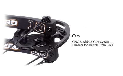 SANLIDA ARCHERY 37''40” Hero 10 ΙΙ Target Compound Bow Kit  (Flexible Draw Wall Edition) Small Cam