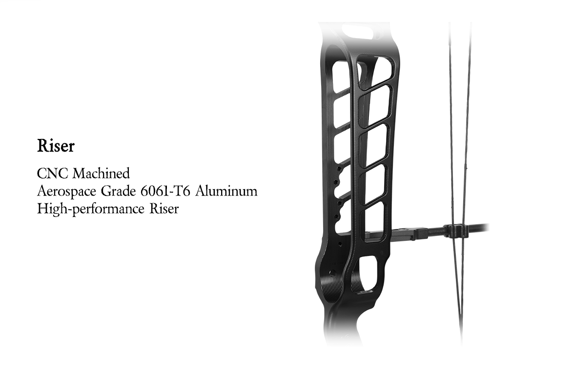 SANLIDA ARCHERY 37''40” Hero 10 ΙΙ Target Compound Bow Kit  (Flexible Draw Wall Edition) Small Cam