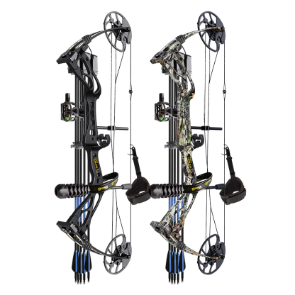 SANLIDA ARCHERY Dragon X8 Hunting Compound Bow Pro Kit Black/Camo