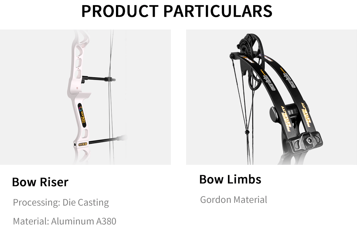 SANLIDA ARCHERY Hero X8 (14-60#) Beginner Target Compound Bow Kit 