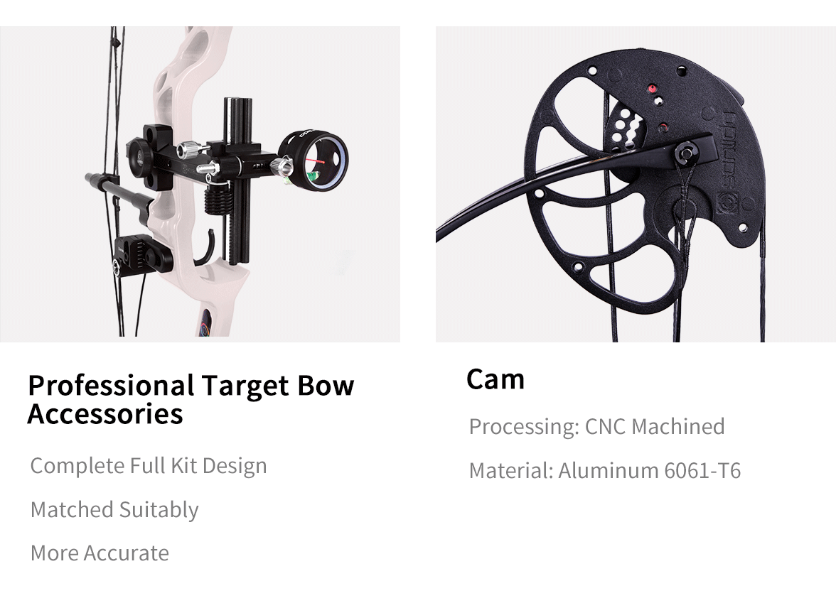 SANLIDA ARCHERY Hero X8 (14-60#) Beginner Target Compound Bow Kit 