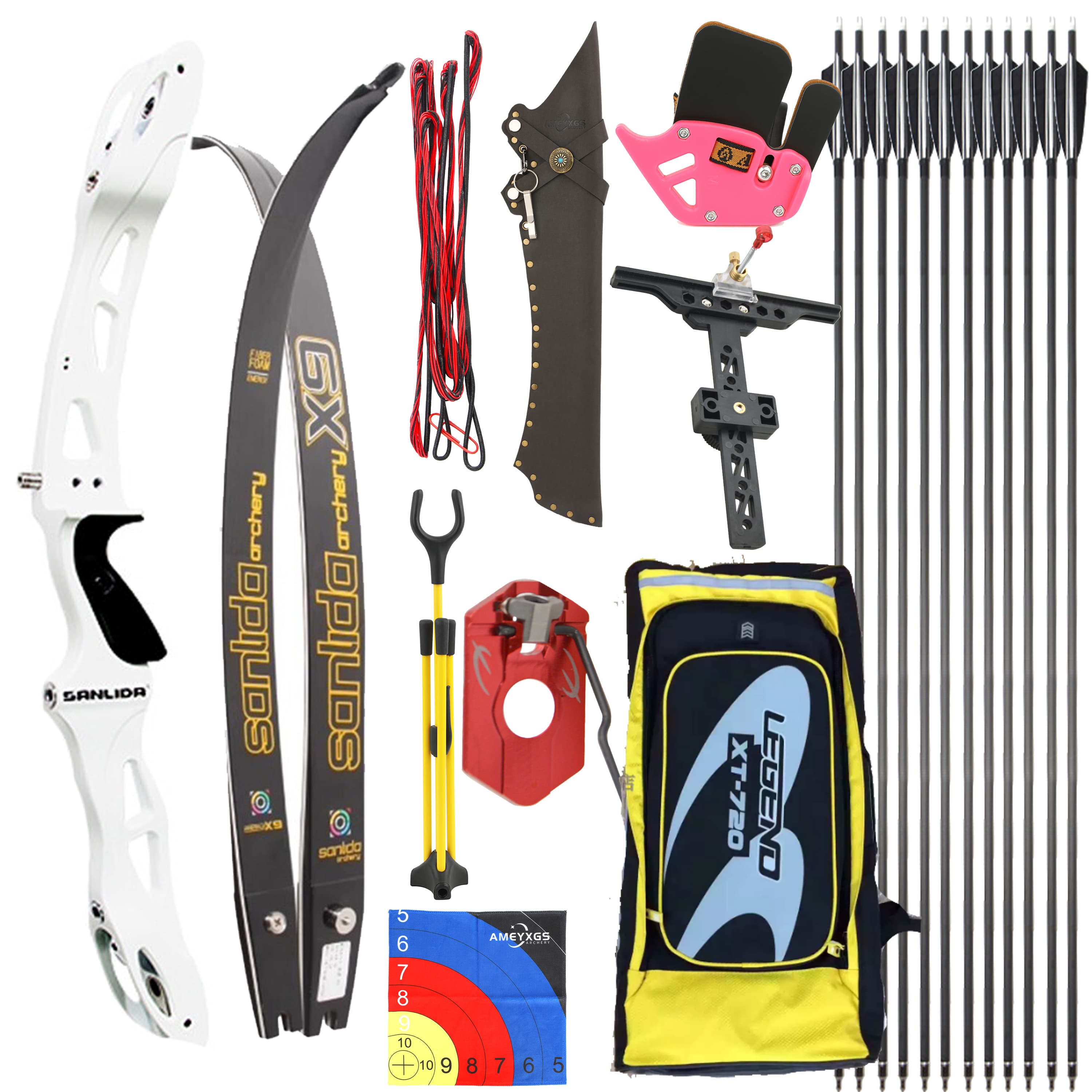 SANLIDA ARCHERY X9 Recurve Bow  68'' 32LBS Takedown Bow Shoting