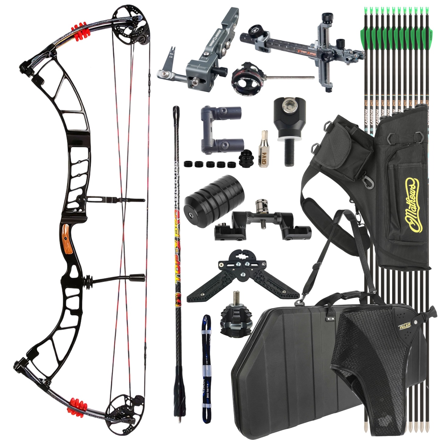 SANLIDA Competitive Compound Bow Kit 50-60lbs Shooting Archery