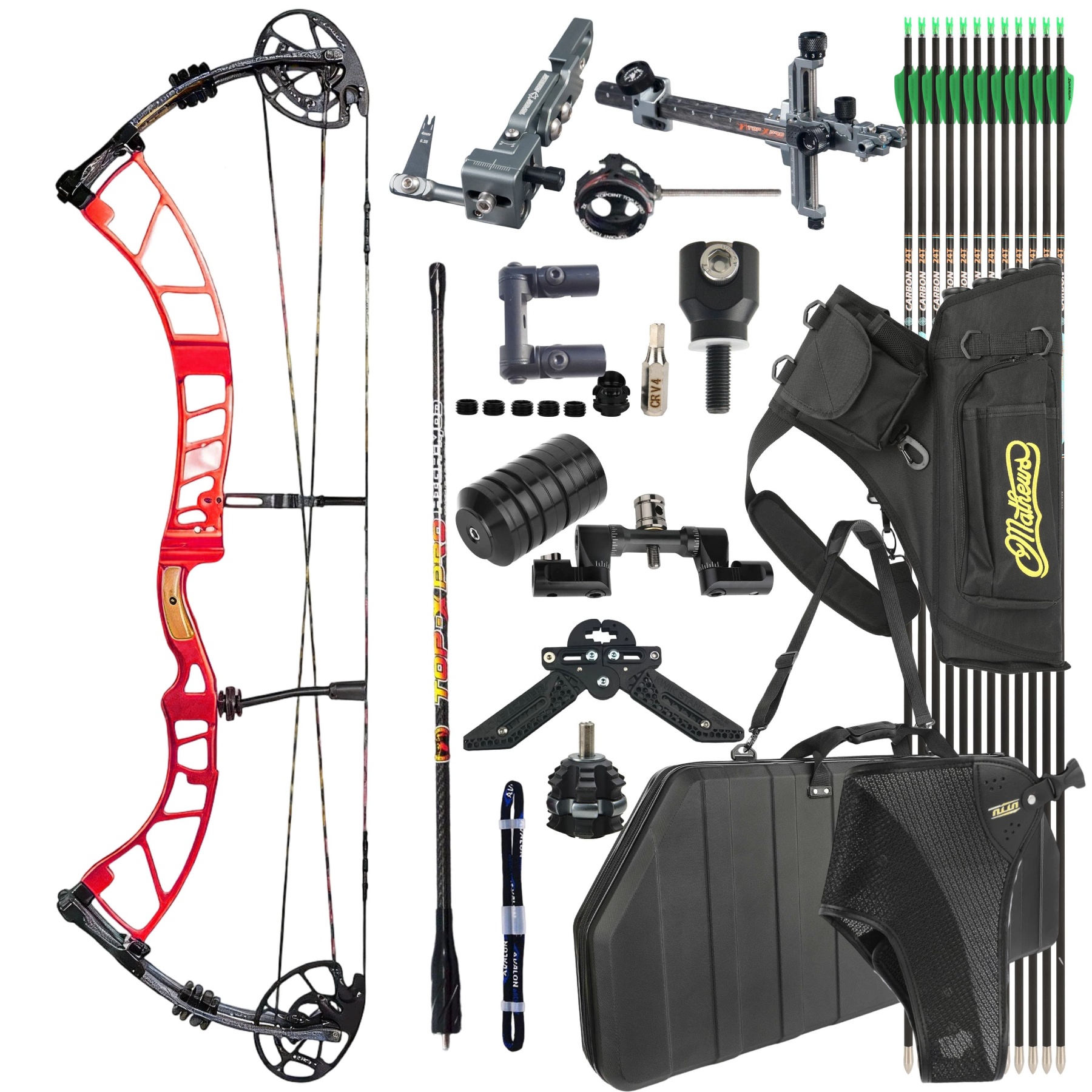 SANLIDA Competitive Compound Bow Kit 50-60lbs Shooting Archery