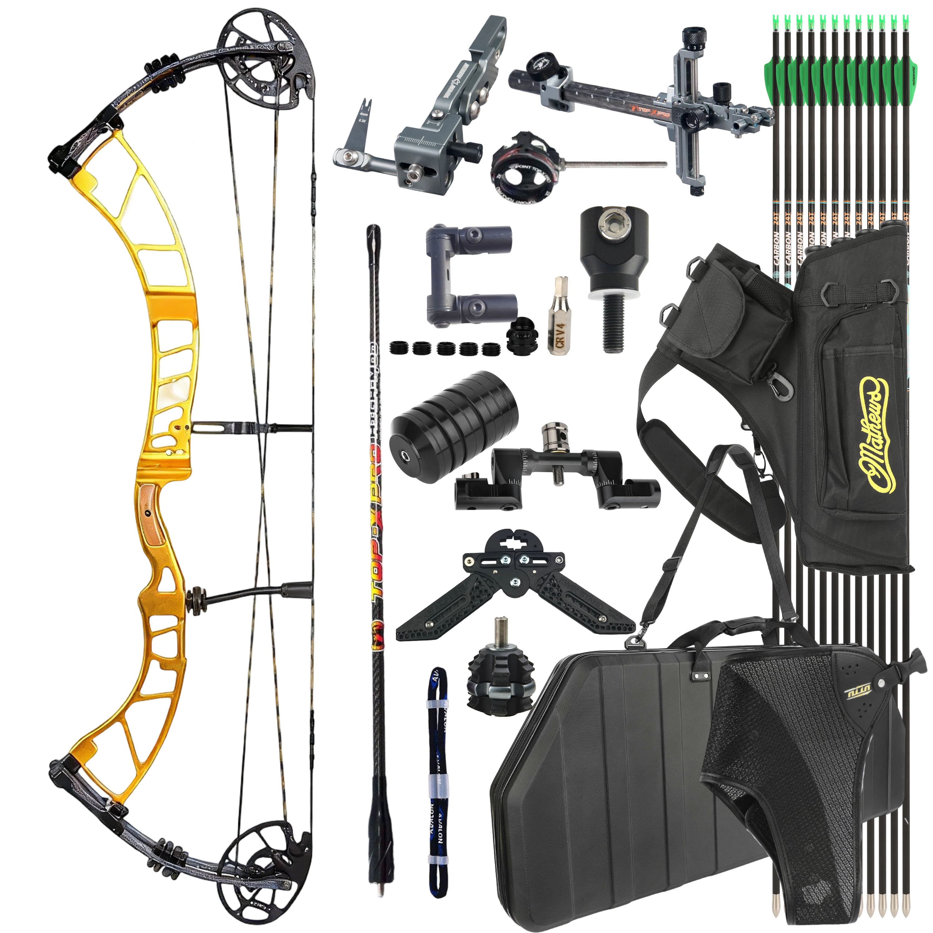 SANLIDA Competitive Compound Bow Kit 50-60lbs Shooting Archery