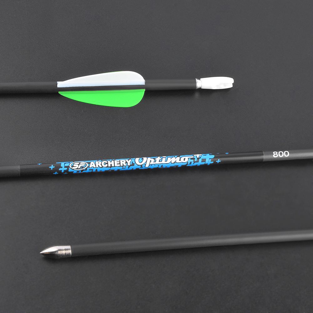 SF Archery Pure Carbon Arrows Spine500-1000 for Archery Competition Customizable (12pcs)