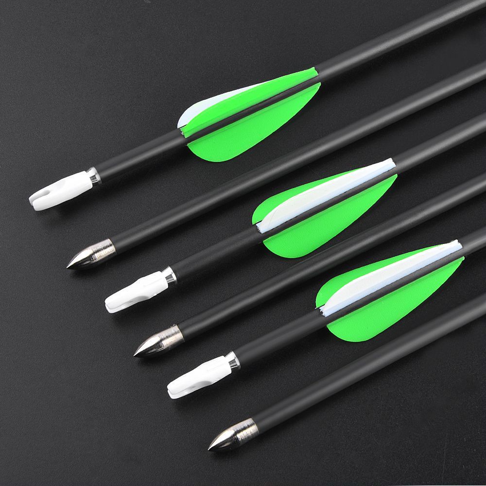 SF Archery Pure Carbon Arrows Spine500-1000 for Archery Competition Customizable (12pcs)