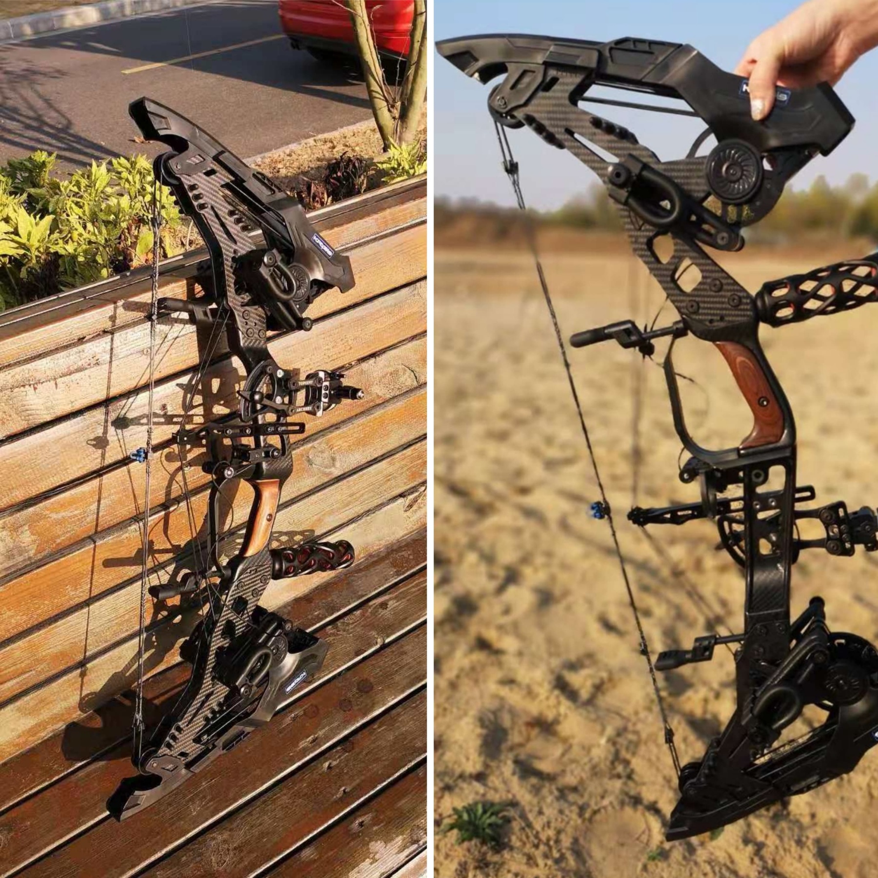 AME Archery Compound Bow 21.5-80lbs Target Kit Shooting