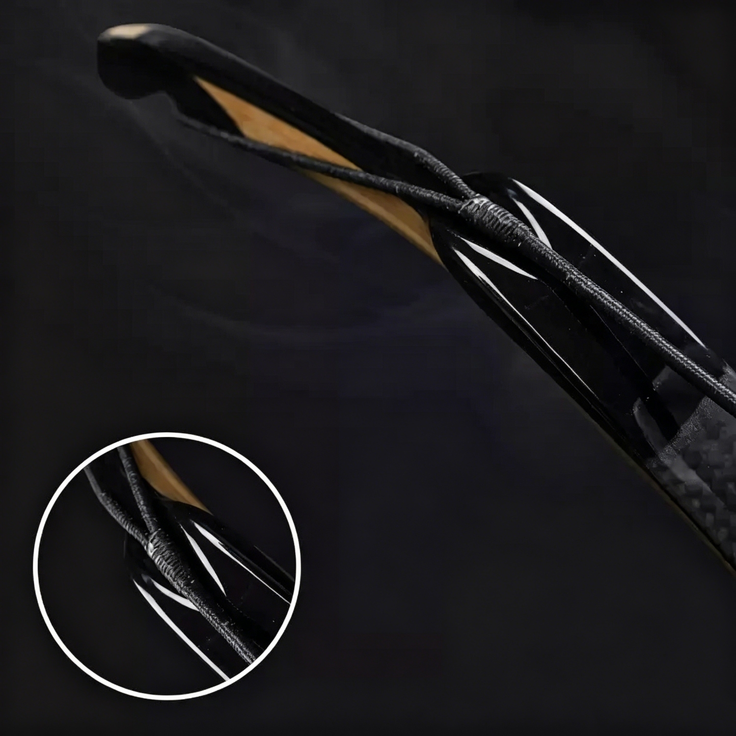 Sicai Short Recurve Bow 60" Carbon 20–50lbs Traditional Speed Bow