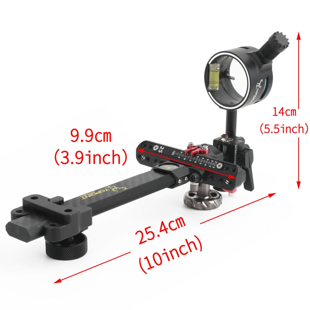 TOPOINT Micro Adjustable Bow Sight-TX9610（LENS SOLD SEPARATELY)