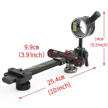 TOPOINT Micro Adjustable Bow Sight-TX9610（LENS SOLD SEPARATELY)