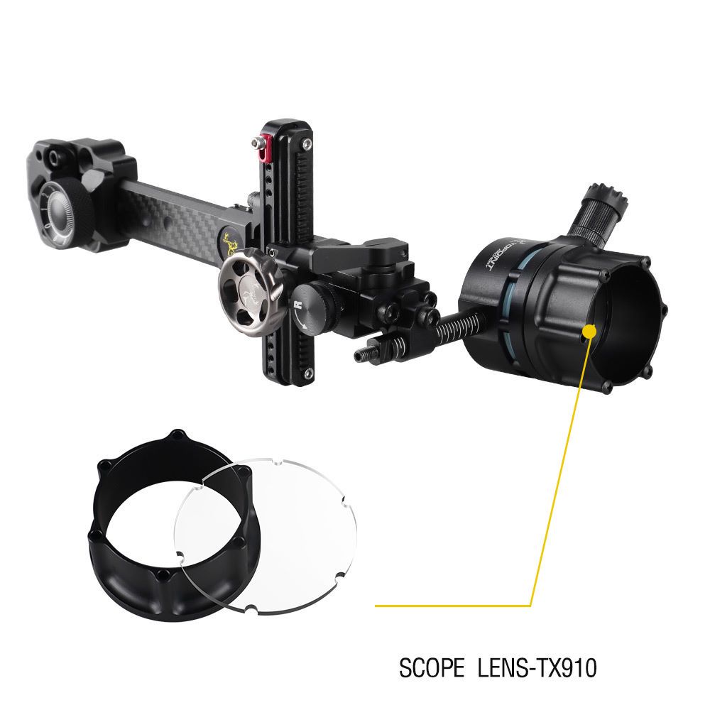 TOPOINT Micro Adjustable Bow Sight-TX9610（LENS SOLD SEPARATELY)