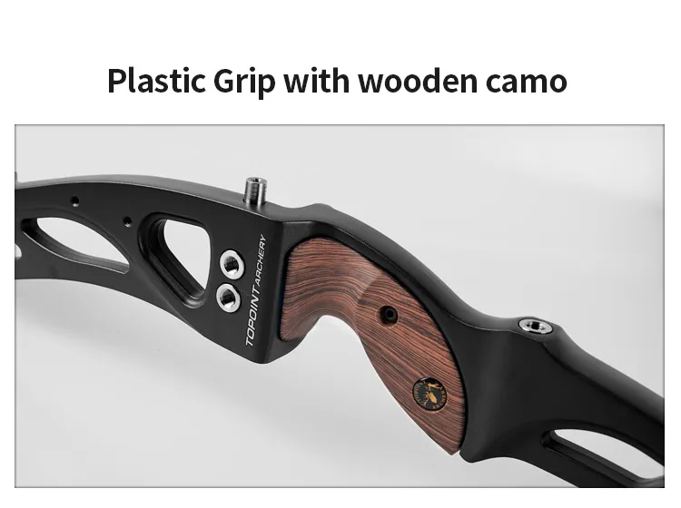 TOPOINT R10 25" ILF Target Recurve Riser Aluminum RH/LH