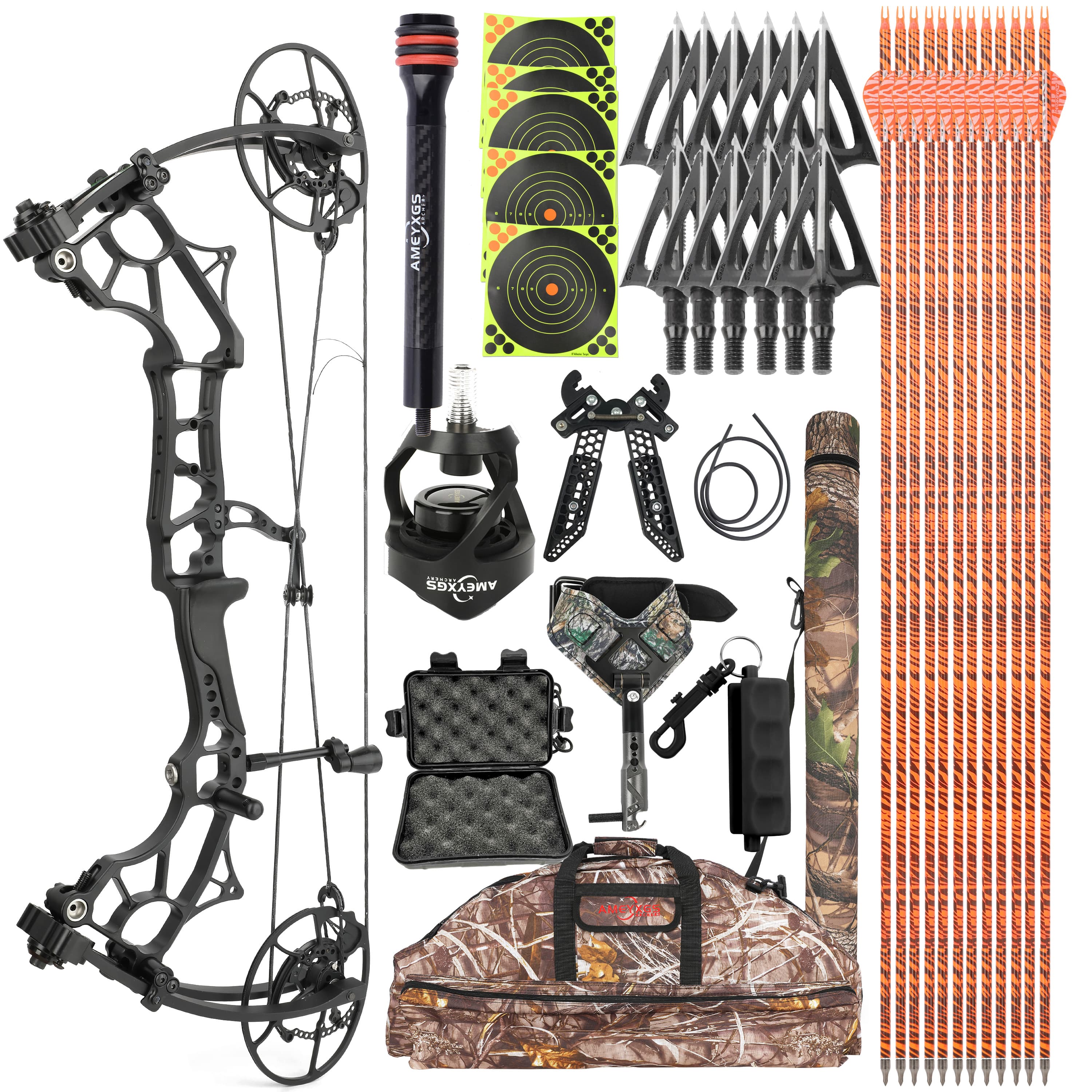 TUOLU Archery Compound Bow CNC Machined 60 70 75lbs Hunting