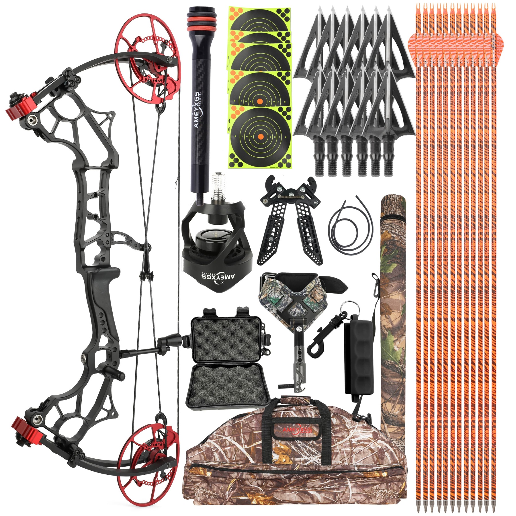 TUOLU Archery Compound Bow CNC Machined 60 70 75lbs Hunting