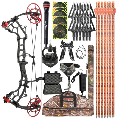 TUOLU Archery Compound Bow CNC Machined 60 70 75lbs Hunting