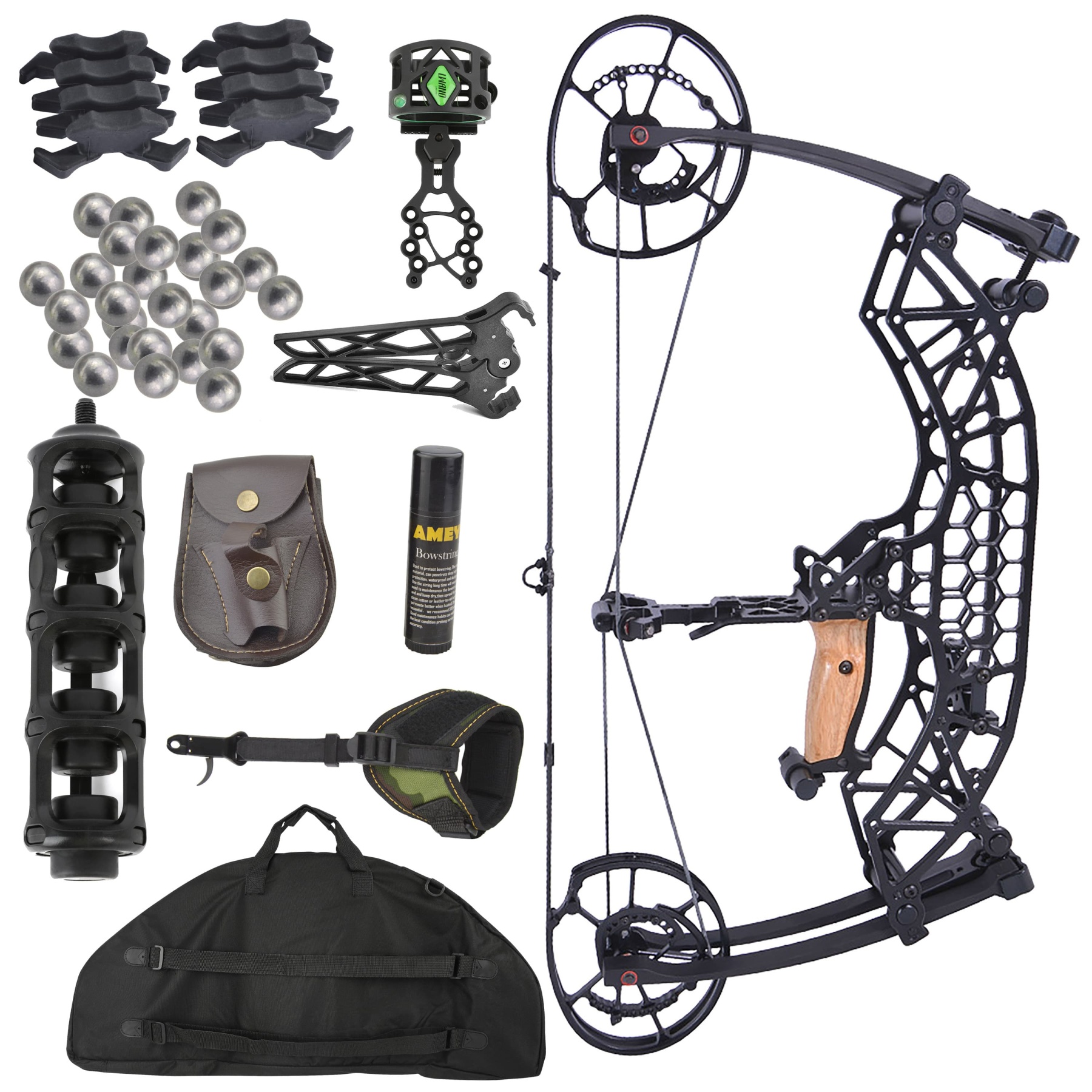 TUOLU Archery Dual-Use Compound Bow 35-65lbs Adjustable