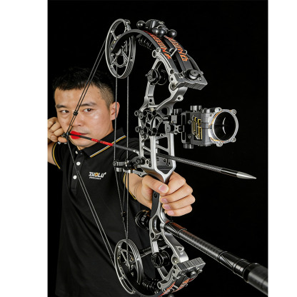 TUOLU Dual-use Compound Bow Archery Shooting 40-70LBS RH LH