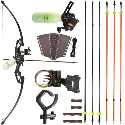 US IN STOCK 45lbs Magnesium-Aluminum Alloy Archery Bow