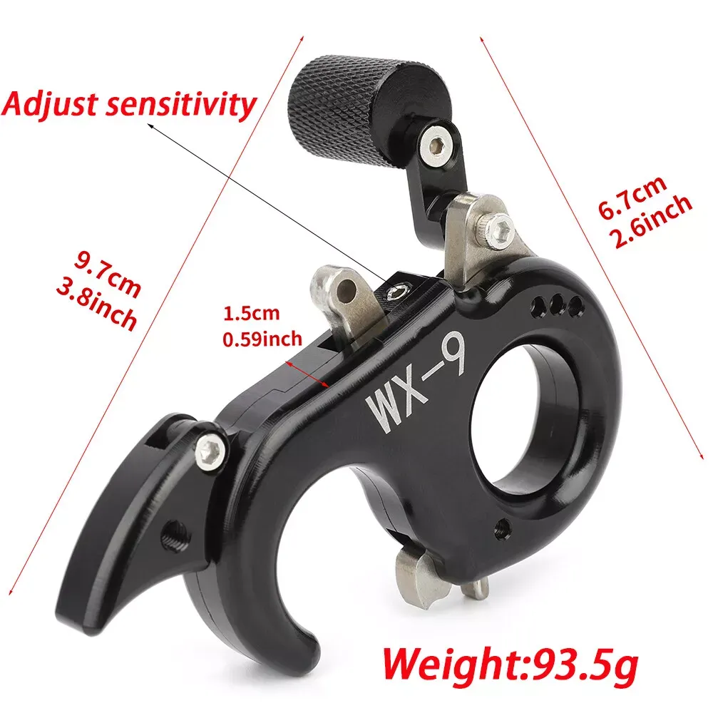 WarWolf WX-9 Compound Bow Release 3 Fingers RH LH