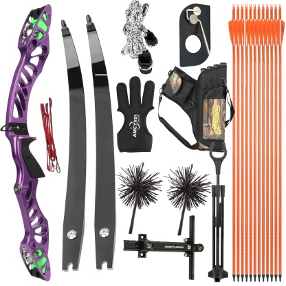 X-Pulse Archery Recurve Bow Kit 16-40bs Takedown Shooting