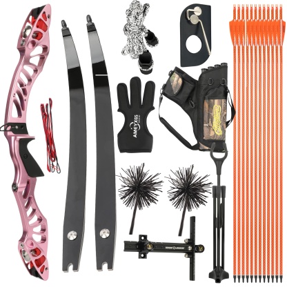 X-Pulse Archery Recurve Bow Kit 16-40bs Takedown Shooting