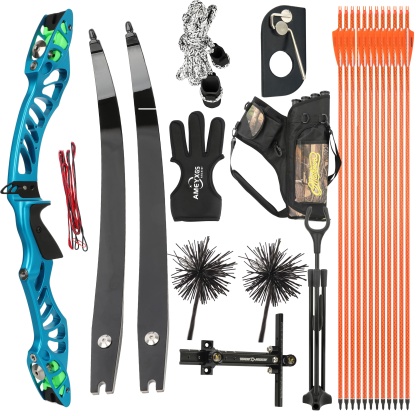 X-Pulse Archery Recurve Bow Kit 16-40bs Takedown Shooting