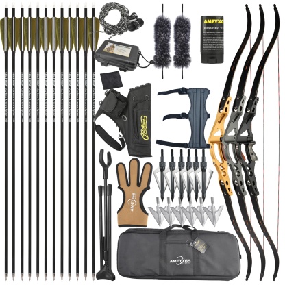 YINOW ILF Hunting Recurve Bow Arrows Set 25-50lbs Takedown BOW