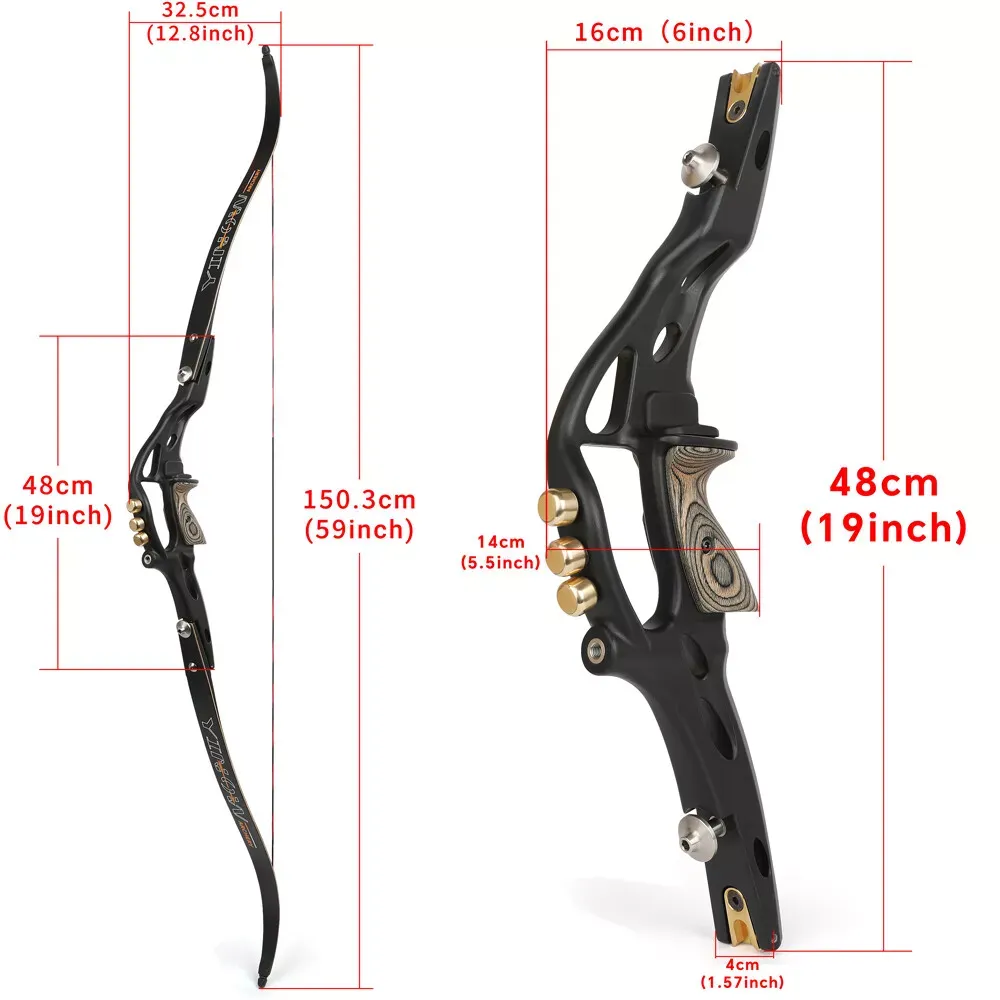 Yinow 62" ILF Hunting Recurve Bow Kit