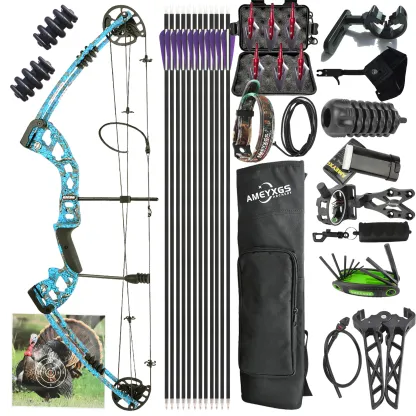 JUNXING Archery M131 30-55lbs Compound Bow Set 