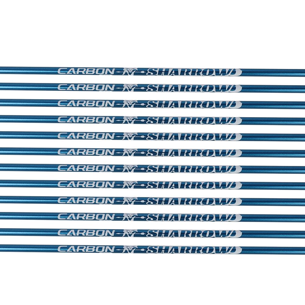 AME ARCHERY 1.75inch Fox 2" Heart-Shaped Feather Pure Carbon Arrows(12pcs)