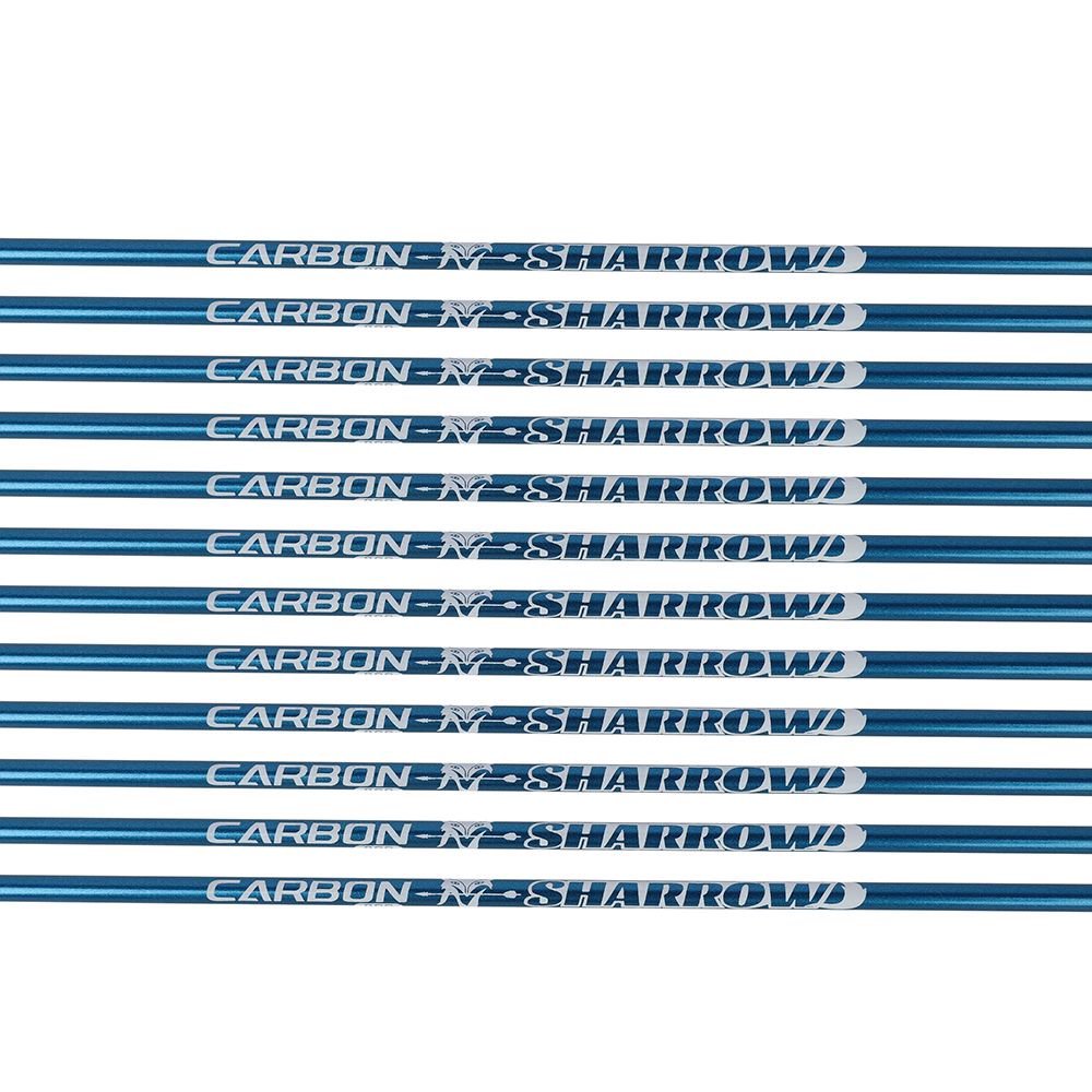 AME ARCHERY 1.75inch Fox 2" Heart-Shaped Feather Pure Carbon Arrows(12pcs)