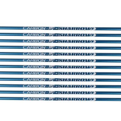 AME ARCHERY 1.75inch Fox 2" Heart-Shaped Feather Pure Carbon Arrows(12pcs)