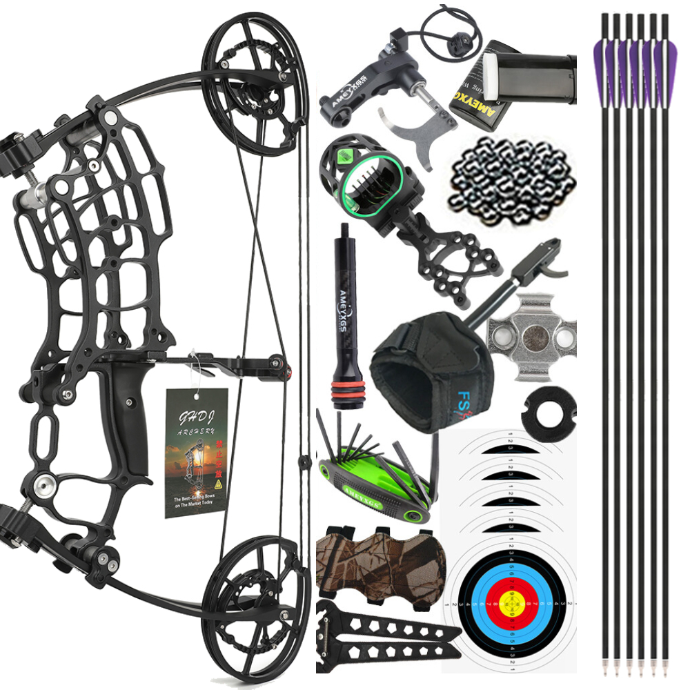 AME ARCHERY Villain Dual‑Purpose Compound Bow Full Shooting Kit