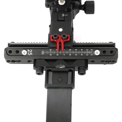 TOPOINT ARCHERY TX2650 Compound Bow Sight – CNC Aluminum + Carbon, 5-Pin 0.019", 6" Extension, Multi-Axis Adjustable with Optional Lens