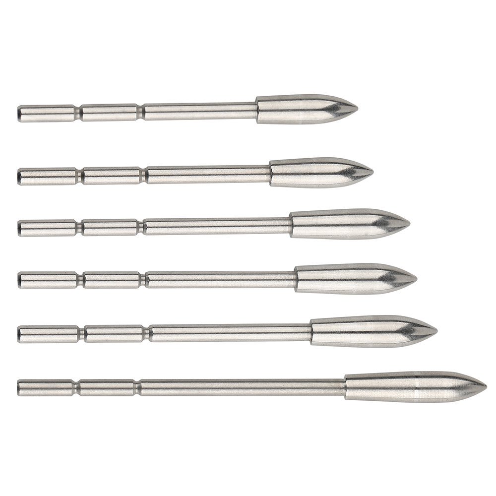 AME ARCHERY 3.2mm Stainless Steel Arrowheads(12pcs)