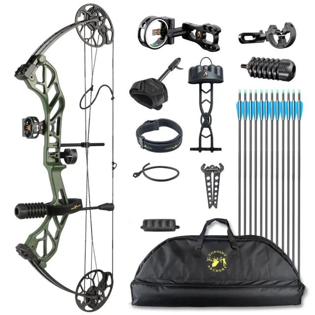 TOPOINT ARCHERY Starting 31 Hunting Compound Bow Package for Beginners