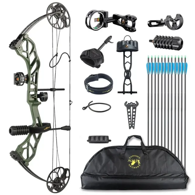 TOPOINT ARCHERY Starting 31 Hunting Compound Bow Package for Beginners