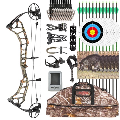 50-60lbs Compound Bow Set Adult Shooting Target Archery