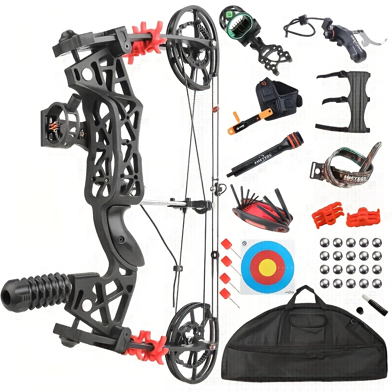 AME ARCHERY Compound Bow Set Hunting Fishing Archery Dual-Use RH LH