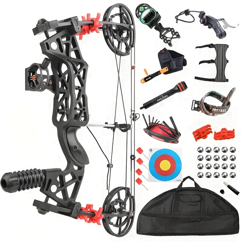 AME ARCHERY Compound Bow Set Hunting Fishing Archery Dual-Use RH LH