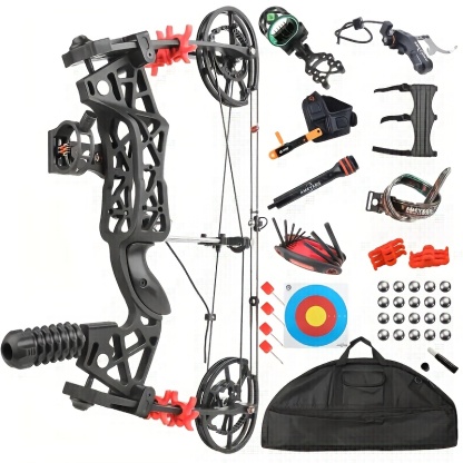 AME ARCHERY Compound Bow Set Hunting Fishing Archery Dual-Use RH LH