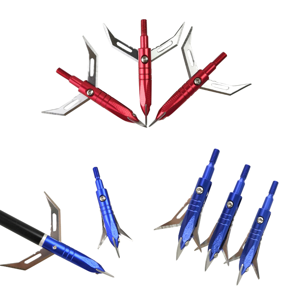 AME ARCHERY Elf Broadhead Arrow Tips – Hunting & Fishing Arrows(6pcs)