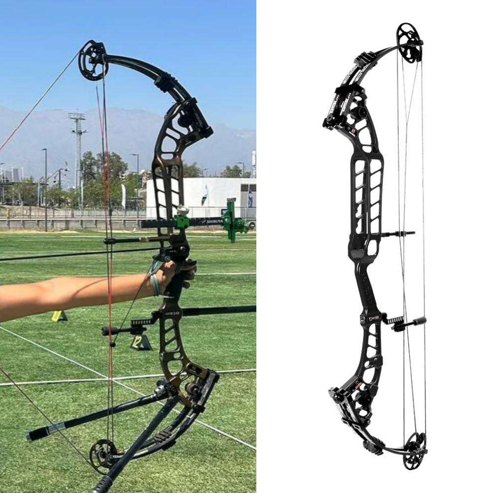 Sanlida Archery 37” Hero 10 II Target Compound Bow (Flexible Draw