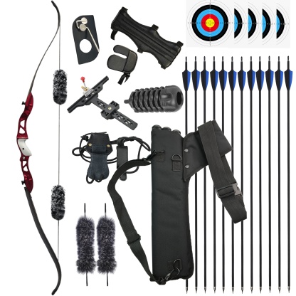 JUNXING ARCHERY F155 66inch Recurve Bow and Arrows Set