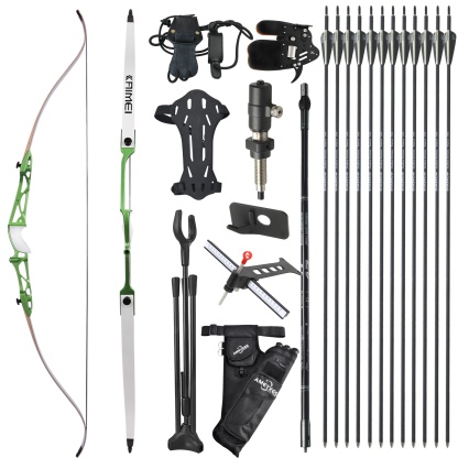 KAIMEI 66" 68" 70" Archery Takedown Recurve Bow Arrows Set