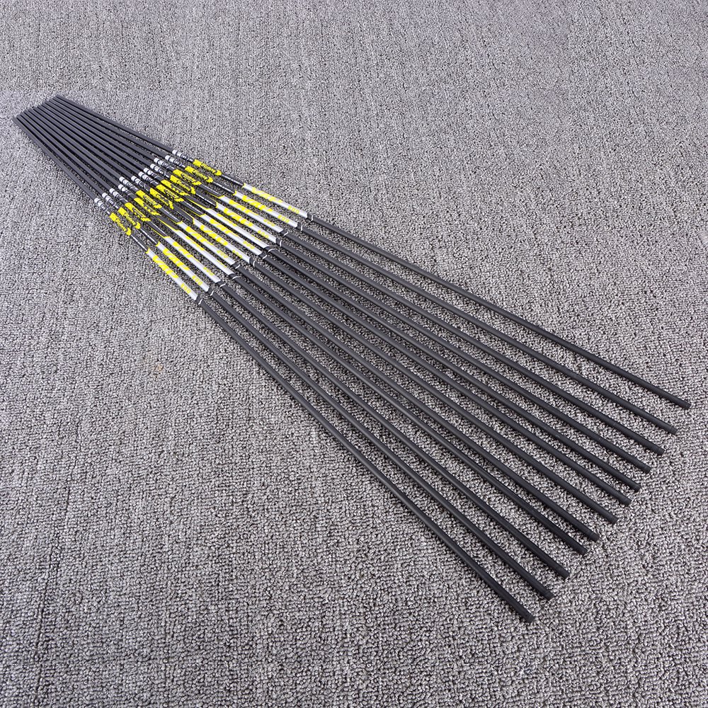 VAP V1  Pure Carbon Arrow Shaft – Spine 300–900, 4.2mm ID (12pcs)