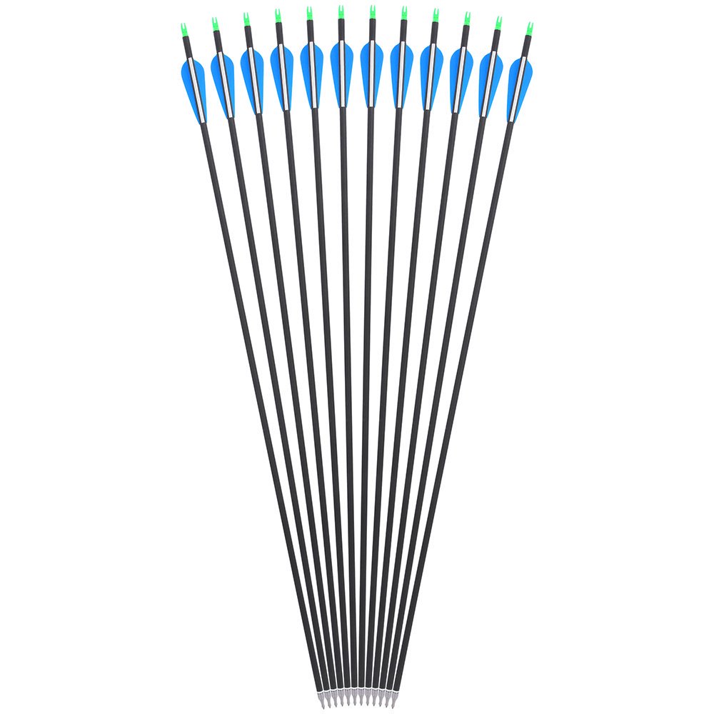 Clearance Sale Spine 500 Mix Carbon Arrows (12pcs)